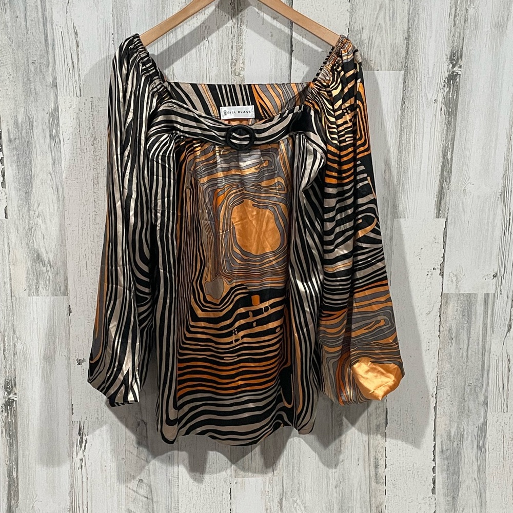 BILL BLASS Vintage Silky Top Size XLarge